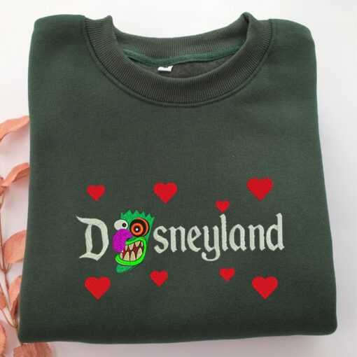 Boga Boga Boga Mask Disneyland Embroidery, Disneyland Embroidered Sweatshirt, Movie Disney Inspired, Best Gifts Idea For Him Her - Image 3