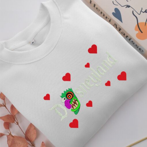 Boga Boga Boga Mask Disneyland Embroidery, Disneyland Embroidered Sweatshirt, Movie Disney Inspired, Best Gifts Idea For Him Her - Image 2