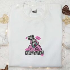 Boo You Horror Embroidered Shirt Halloween Embroidered Shirt Best Halloween Gift Ideas