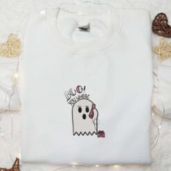 Boo You Whore Embroidered Shirt Halloween Embroidered Shirt Best Halloween Gift Ideas
