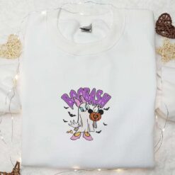 BooBash Daisy Duck Ghost Mickey Pumpkin Embroidered Shirt Disney Halloween Embroidered Shirt Best Halloween Gifts for Family