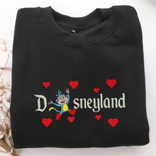 Boots Disneyland Embroidery, Disneyland Embroidered Sweatshirt, Movie Disney Inspired, Best Gifts Idea For Him Her - Image 5