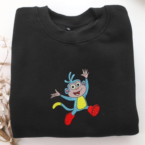 Boots Embroidery, Disneyland Embroidered Sweatshirt, Movie Disney Inspired, Best Gifts Idea For Him Her - Image 5