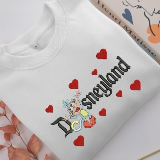 Boots v1 Disneyland Embroidery, Disneyland Embroidered Sweatshirt, Movie Disney Inspired, Best Gifts Idea For Him Her - Image 2