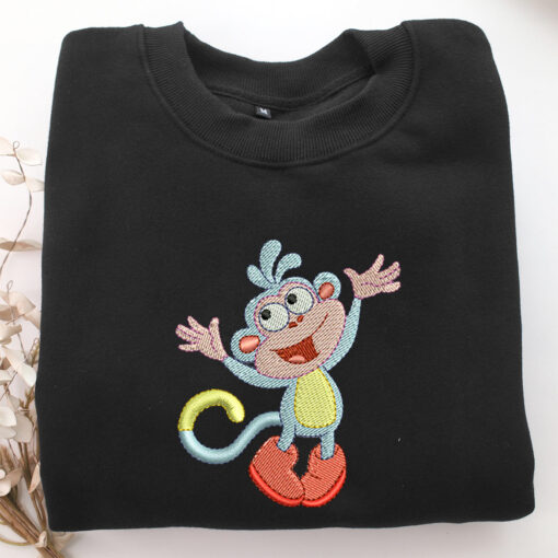 Boots v1 Embroidery, Disneyland Embroidered Sweatshirt, Movie Disney Inspired, Best Gifts Idea For Him Her - Image 5