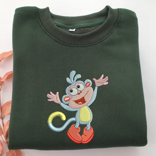 Boots v1 Embroidery, Disneyland Embroidered Sweatshirt, Movie Disney Inspired, Best Gifts Idea For Him Her - Image 3