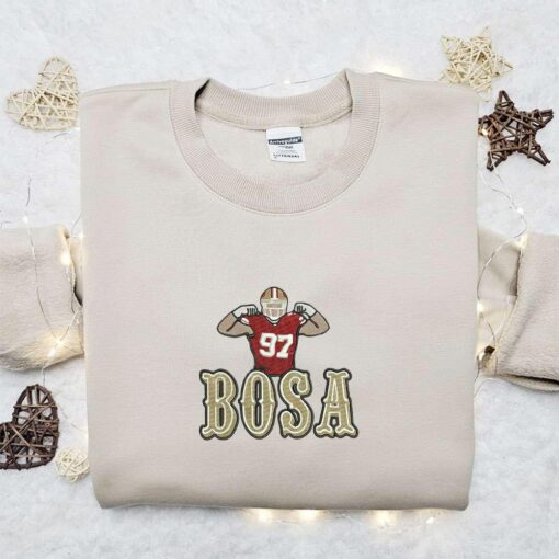 Bosatext Embroidered T shirt Sports Embroidered T shirt Nike Inspired Embroidered T shirt