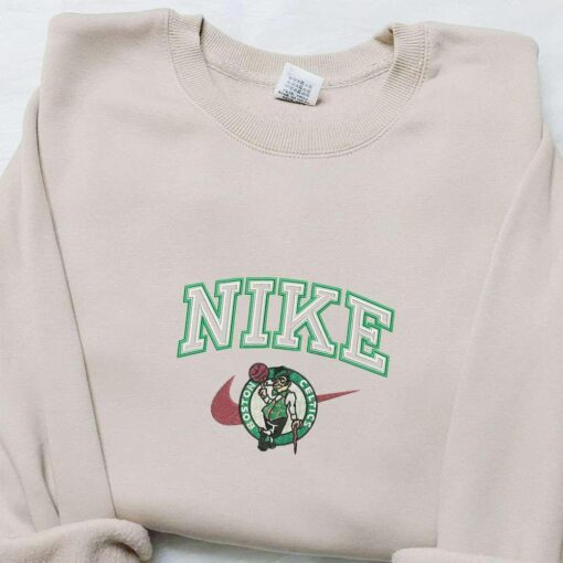 Boston Celtics x Nike Embroidered Shirt Sports Embroidered Hoodie Best Gift Ideas For Family