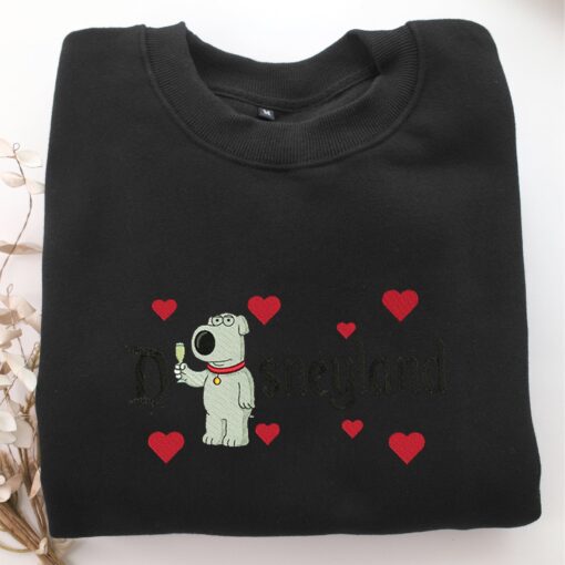 Brian Disneyland Embroidery, Disneyland Embroidered Sweatshirt, Movie Disney Inspired, Best Gifts Idea For Him Her - Image 5