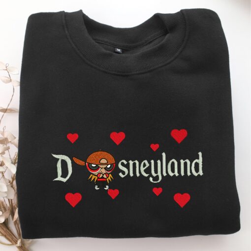 Brick Disneyland Embroidery, Disneyland Embroidered Sweatshirt, Movie Disney Inspired, Best Gifts Idea For Him Her - Image 5