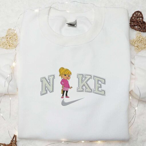 Brittany Miller Chipmunk Movie Embroidered Shirt  Embroidered Shirt Inspired Embroidered Shirt