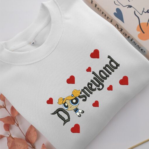 Bubbles Disneyland Embroidery, Disneyland Embroidered Sweatshirt, Movie Disney Inspired, Best Gifts Idea For Him Her - Image 2