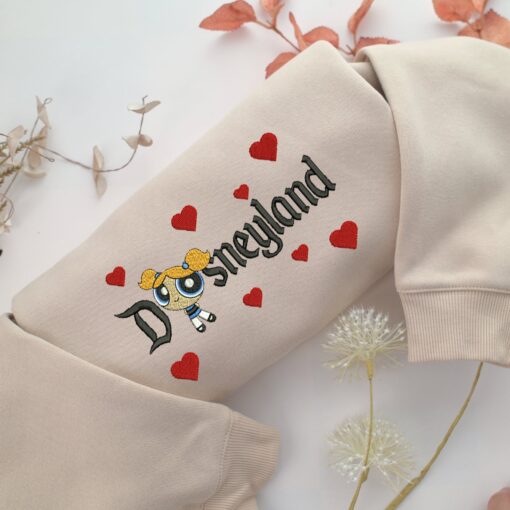 Bubbles Disneyland Embroidery, Disneyland Embroidered Sweatshirt, Movie Disney Inspired, Best Gifts Idea For Him Her