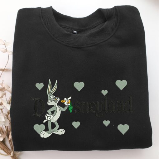 Bugs Bunny Disneyland Embroidery, Disneyland Embroidered Sweatshirt, Movie Disney Inspired, Best Gifts Idea For Him Her - Image 5