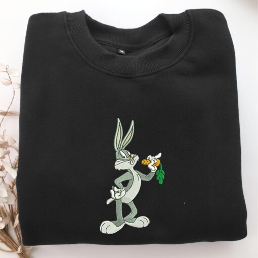 Bugs Bunny Embroidery, Disneyland Embroidered Sweatshirt, Movie Disney Inspired, Best Gifts Idea For Him Her - Image 5