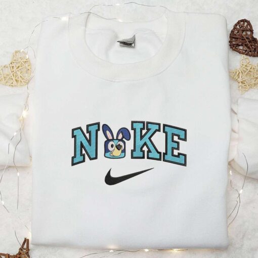 Bunny Bluey Cartoon Embroidered Shirt, Disney Cartoon Shirt, Best Gift Ideas