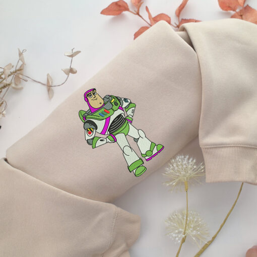 Buzz Lightyear Embroidery, Disneyland Embroidered Sweatshirt, Movie Disney Inspired, Best Gifts Idea For Him Her