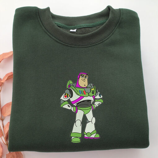 Buzz Lightyear Embroidery, Disneyland Embroidered Sweatshirt, Movie Disney Inspired, Best Gifts Idea For Him Her - Image 3