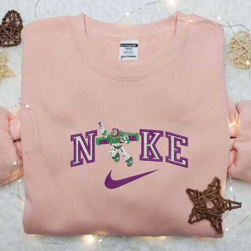 Buzz Lightyear Fly x Nike Embroidered Shirt Nike Embroidered Shirt Cartoon Embroidered Shirt
