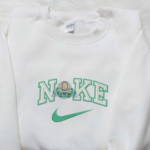 Buzz Lightyear x Nike Embroidered Shirt Disney Toy Story Embroidered Hoodie Best Gift Ideas