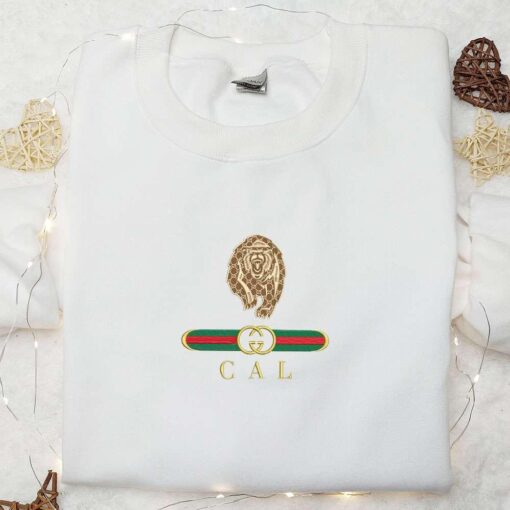 California Golden Bears x Gucci Embroidered Shirt NCAA Sports Embroidered Hoodie Best Gift Idea