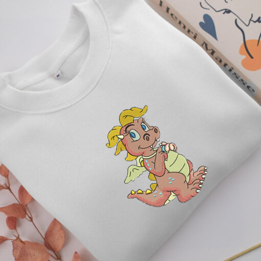 Cassie Dragon Tales Embroidery, Disneyland Embroidered Sweatshirt, Movie Disney Inspired, Best Gifts Idea For Him Her - Image 2