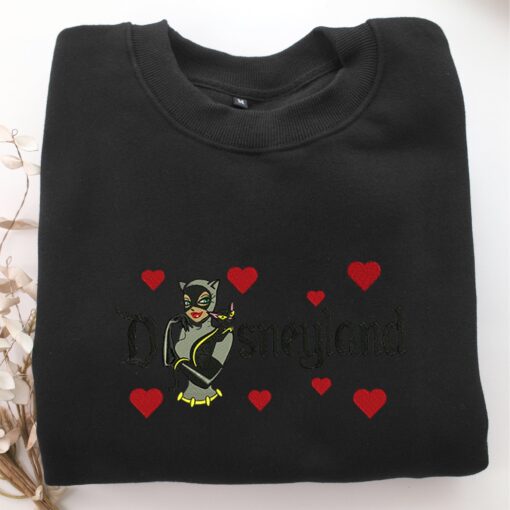 Catwoman Half Disneyland Embroidery, Disneyland Embroidered Sweatshirt, Movie Disney Inspired, Best Gifts Idea For Him Her - Image 5
