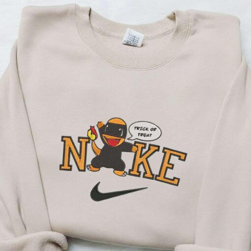 Chamandaer Ninja Anime x Nike Embroidered Sweatshirt Halloween Embroidered Shirt Best Halloween Gift Ideas