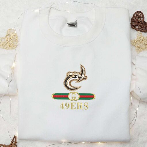 Charlotte 49ers x Gucci Embroidered Shirt NCAA Sports Embroidered Hoodie Best Gift Idea