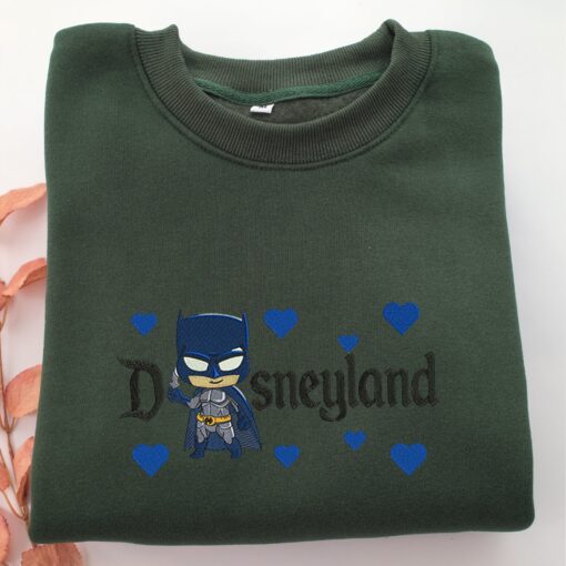 Chibi Batman Disneyland Embroidery, Disneyland Embroidered Sweatshirt, Movie Disney Inspired, Best Gifts Idea For Him Her - Image 3