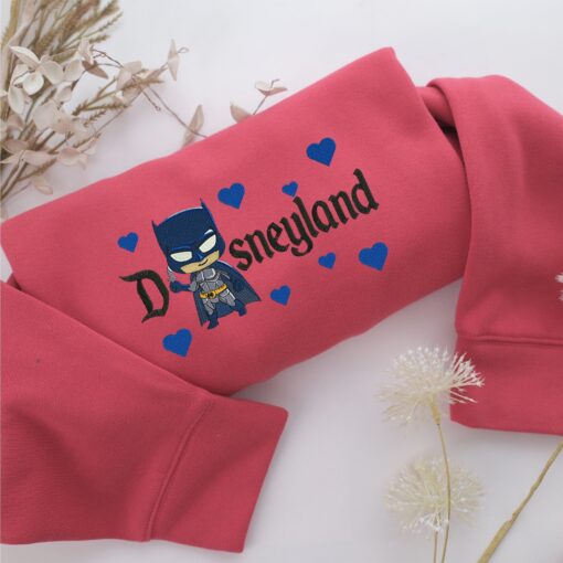 Chibi Batman Disneyland Embroidery, Disneyland Embroidered Sweatshirt, Movie Disney Inspired, Best Gifts Idea For Him Her - Image 4