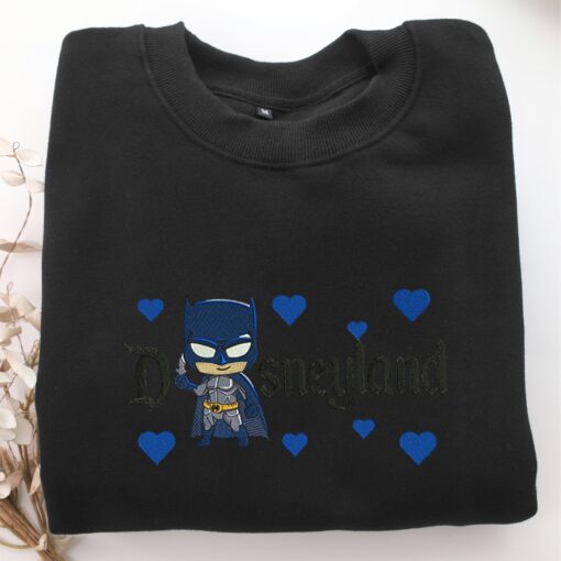 Chibi Batman Disneyland Embroidery, Disneyland Embroidered Sweatshirt, Movie Disney Inspired, Best Gifts Idea For Him Her - Image 5