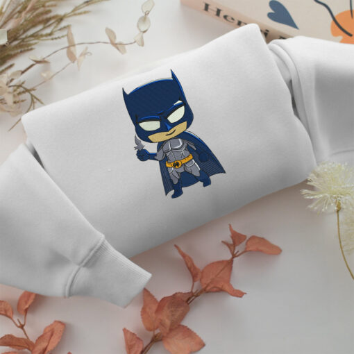 Chibi Batman Embroidery, Disneyland Embroidered Sweatshirt, Movie Disney Inspired, Best Gifts Idea For Him Her - Image 2