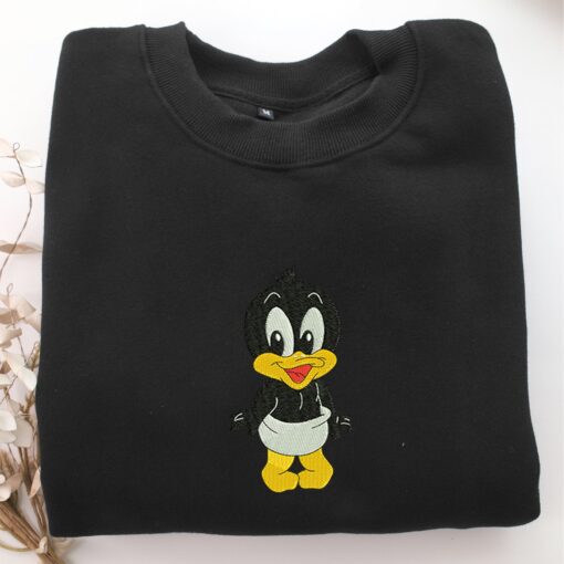 Chibi Daffy Duck Embroidery, Disneyland Embroidered Sweatshirt, Movie Disney Inspired, Best Gifts Idea For Him Her - Image 5