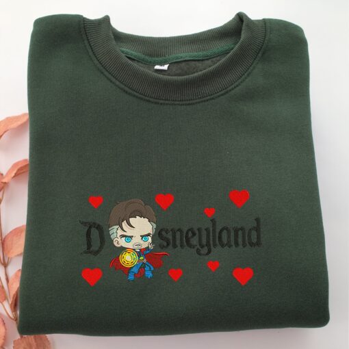 Chibi Doctor Strange Disneyland Embroidery, Disneyland Embroidered Sweatshirt, Movie Disney Inspired, Best Gifts Idea For Him Her - Image 3