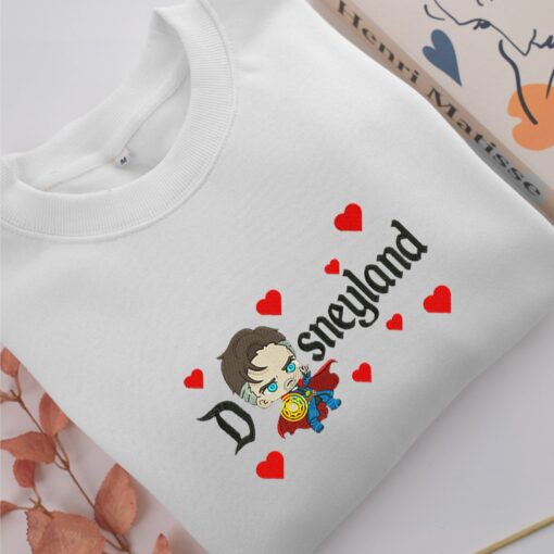 Chibi Doctor Strange Disneyland Embroidery, Disneyland Embroidered Sweatshirt, Movie Disney Inspired, Best Gifts Idea For Him Her - Image 2