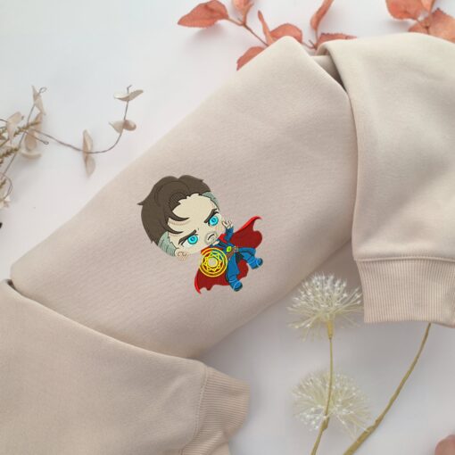 Chibi Doctor Strange Embroidery, Disneyland Embroidered Sweatshirt, Movie Disney Inspired, Best Gifts Idea For Him Her