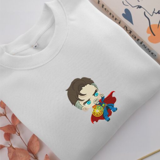 Chibi Doctor Strange Embroidery, Disneyland Embroidered Sweatshirt, Movie Disney Inspired, Best Gifts Idea For Him Her - Image 2