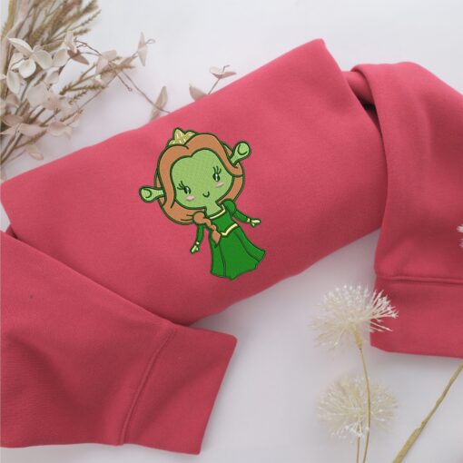 Chibi Fiona Embroidery, Disneyland Embroidered Sweatshirt, Movie Disney Inspired, Best Gifts Idea For Him Her - Image 4