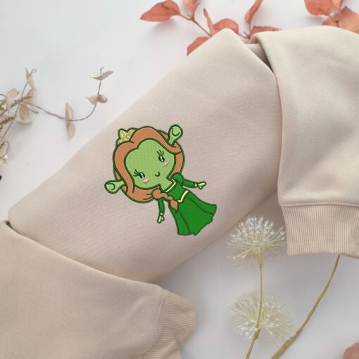 Chibi Fiona Embroidery, Disneyland Embroidered Sweatshirt, Movie Disney Inspired, Best Gifts Idea For Him Her