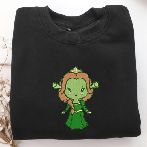 Chibi Fiona Embroidery, Disneyland Embroidered Sweatshirt, Movie Disney Inspired, Best Gifts Idea For Him Her - Image 5