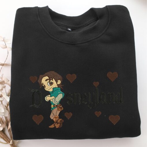 Chibi Flynn Rider Disneyland Embroidery, Disneyland Embroidered Sweatshirt, Movie Disney Inspired, Best Gifts Idea For Him Her - Image 5