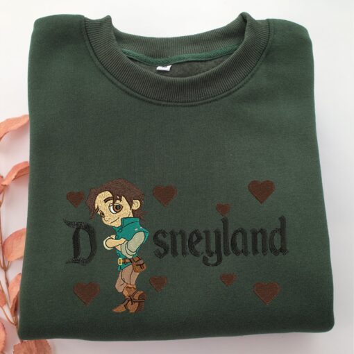 Chibi Flynn Rider Disneyland Embroidery, Disneyland Embroidered Sweatshirt, Movie Disney Inspired, Best Gifts Idea For Him Her - Image 3