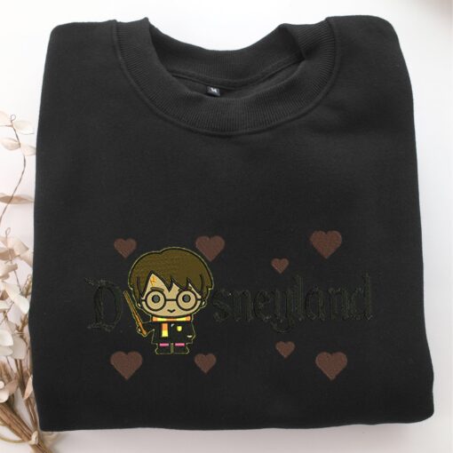 Chibi Harry Potter Disneyland Embroidery, Disneyland Embroidered Sweatshirt, Movie Disney Inspired, Best Gifts Idea For Him Her - Image 5
