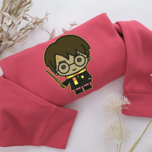 Chibi Harry Potter Embroidery, Disneyland Embroidered Sweatshirt, Movie Disney Inspired, Best Gifts Idea For Him Her - Image 4