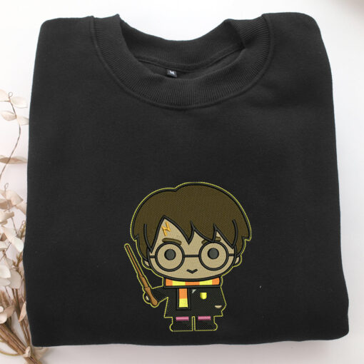 Chibi Harry Potter Embroidery, Disneyland Embroidered Sweatshirt, Movie Disney Inspired, Best Gifts Idea For Him Her - Image 5