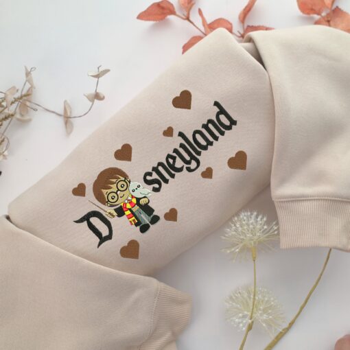 Chibi Harry Potter v2 Disneyland Embroidery, Disneyland Embroidered Sweatshirt, Movie Disney Inspired, Best Gifts Idea For Him Her