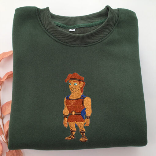 Chibi Hercules Embroidery, Disneyland Embroidered Sweatshirt, Movie Disney Inspired, Best Gifts Idea For Him Her - Image 3