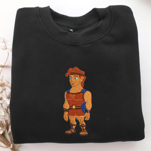 Chibi Hercules Embroidery, Disneyland Embroidered Sweatshirt, Movie Disney Inspired, Best Gifts Idea For Him Her - Image 5
