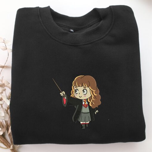 Chibi Hermione Granger Embroidery, Disneyland Embroidered Sweatshirt, Movie Disney Inspired, Best Gifts Idea For Him Her - Image 5
